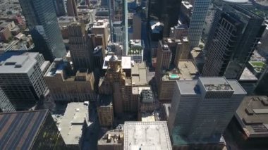 Houston Texas şehrin havadan video