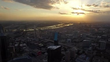 Şehir Texas Dallas'ta hava video.