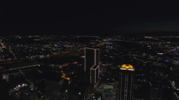 Vídeo Aéreo Centro Fort Worth Cidade Texas — Vídeo de Stock