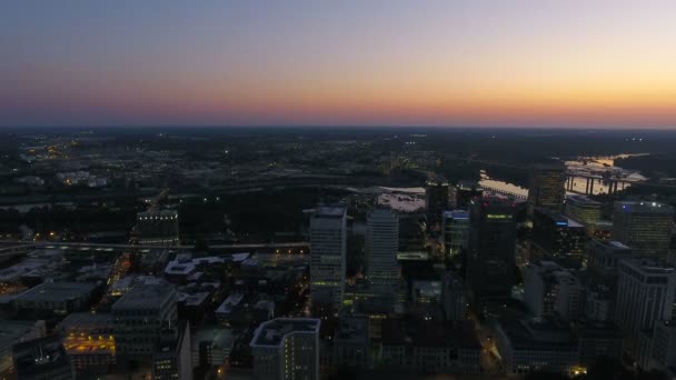 Luftbild Von Der Innenstadt Von Richmond Der Jungfrau — Stockvideo