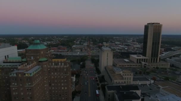 Vídeo Aéreo Del Centro Richmond Virginia — Vídeo de stock