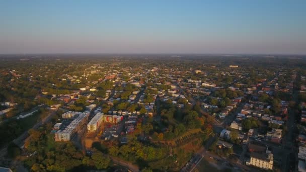 Vídeo Aéreo Del Centro Richmond Virginia — Vídeo de stock