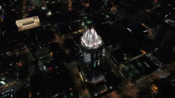 Aerial Video Downtown Austin Texas — Stock Video