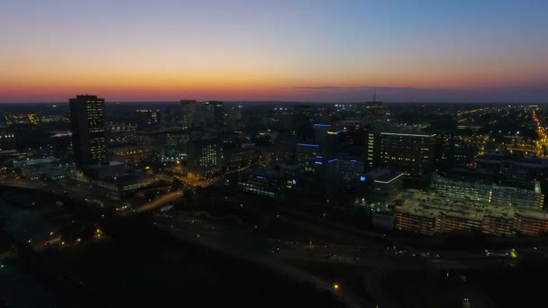 Luftbild Von Der Innenstadt Von Richmond Der Jungfrau — Stockvideo