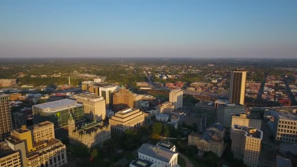 Aerial Video Downtown Richmond Virginia — Stockvideo