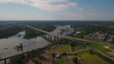 Şehir Virginia Richmond'da hava video.