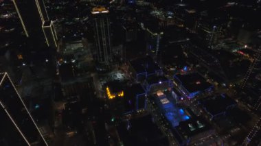 Şehir Merkezi Fort Worth şehir Texas hava video.