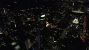 Austin Texas şehrin havadan video