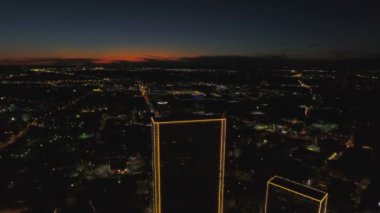 Şehir Merkezi Fort Worth şehir Texas hava video.