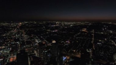 Houston Texas şehrin havadan video