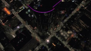 Houston Texas şehrin havadan video