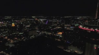 San Antonio Texas şehrin havadan video