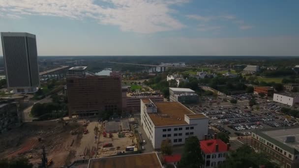 弗吉尼亚州里士满市中心的空中视频 — 图库视频影像