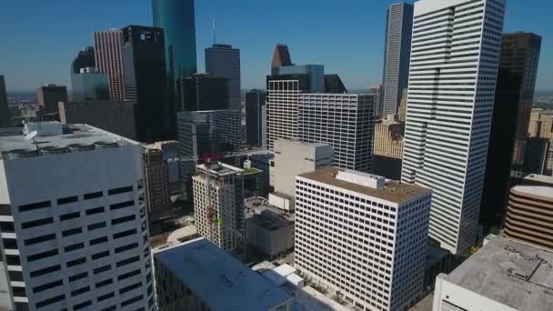 Vidéo Aérienne Centre Ville Houston Texas — Video