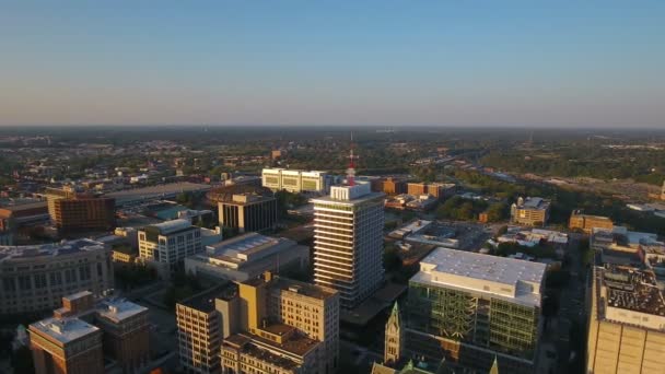 Vídeo Aéreo Del Centro Richmond Virginia — Vídeo de stock