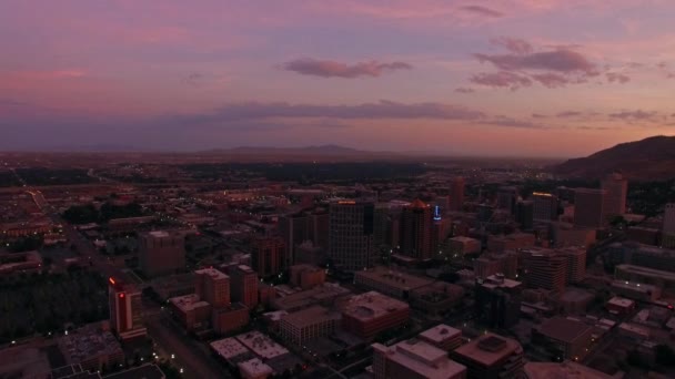 Vídeo Aéreo Salt Lake City Utah — Vídeos de Stock