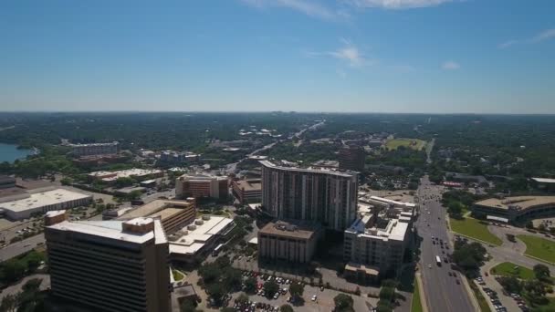 Vídeo Aéreo Del Centro Austin Texas — Vídeos de Stock