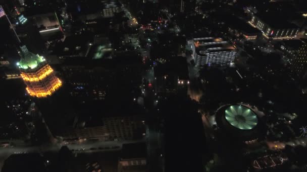 Lotnicze Wideo Downtown San Antonio Teksasie — Wideo stockowe