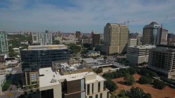 Vídeo Aéreo Del Centro Austin Texas — Vídeos de Stock