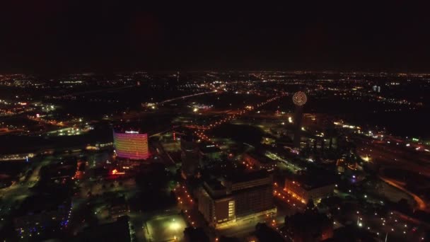 Şehir Texas Dallas Hava Video — Stok video