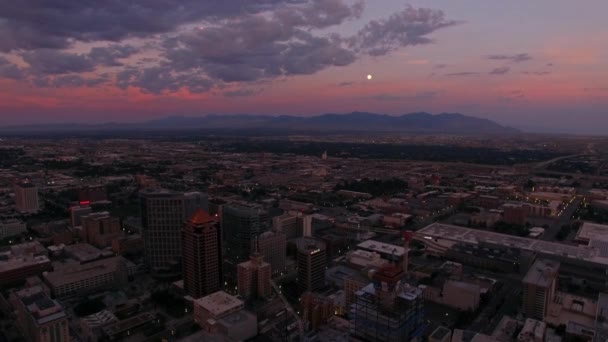 Videoclip Aerian Salt Lake City Utah — Videoclip de stoc