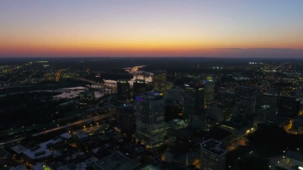 Повітряні Відео Від Центру Міста Річмонд Вірджинії — стокове відео