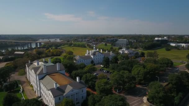 Vidéo aérienne du centre-ville de Richmond en Virginie .
