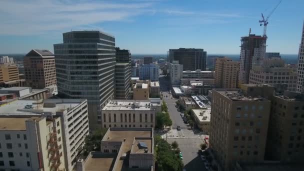 Luchtfoto Video Van Downtown Austin Texas — Stockvideo