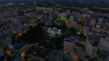 Şehir Virginia Richmond'da hava video.