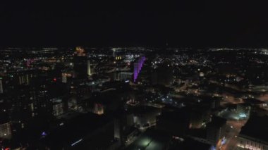 San Antonio Texas şehrin havadan video