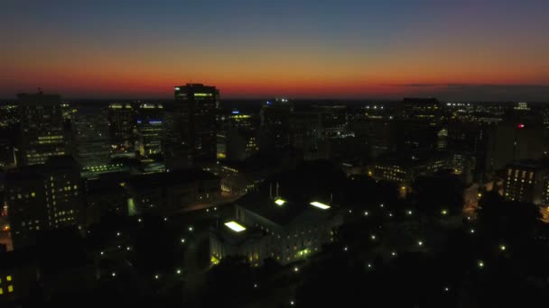 Aerial Video Downtown Richmond Virginia — Stock Video