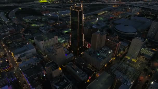 Vidéo Aérienne Centre Ville Fort Worth Texas — Video