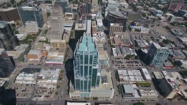 Aerial Video Downtown Austin Texas — Stock Video