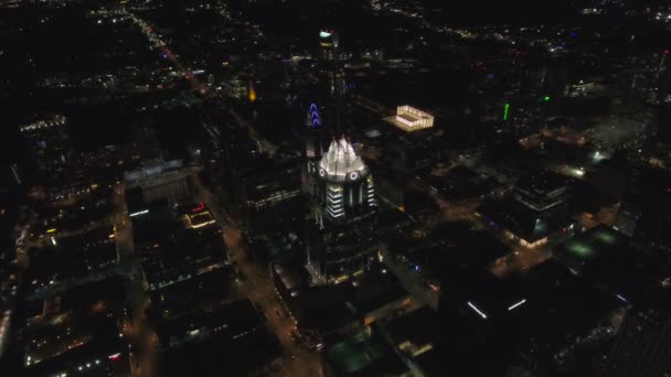 Letecké Video Města Austin Texasu — Stock video