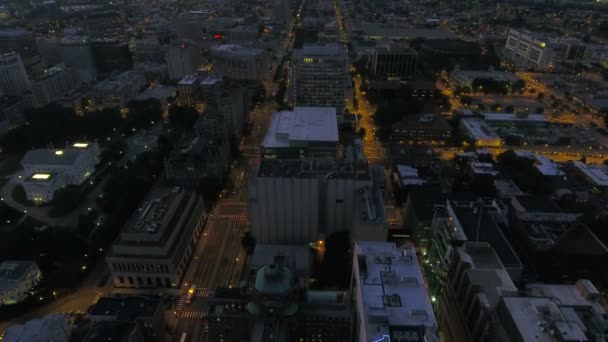 Luchtfoto Video Van Het Centrum Van Richmond Virginia — Stockvideo