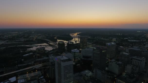 Vídeo Aéreo Del Centro Richmond Virginia — Vídeos de Stock