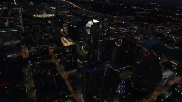 Vídeo Aéreo Centro Austin Texas — Vídeo de Stock