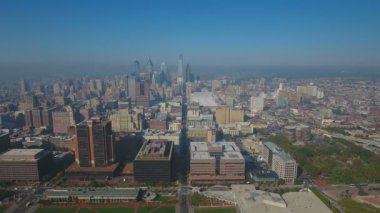 Şehir Philadelphia Pennsylvania hava video.