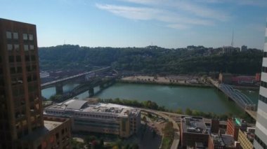 Şehir Pittsburgh Pennsylvania hava video