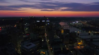 Şehir Pittsburgh Pennsylvania hava video