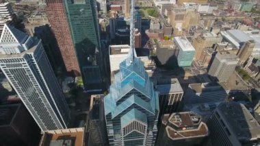 Şehir Philadelphia Pennsylvania hava video.