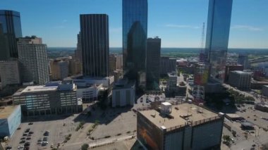 Şehir Texas Dallas'ta hava video.