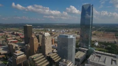 Hava üstgeçidin Downtown Oklahoma City of 