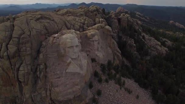 Aerial Video Rushmore South Dakota — Stockvideo