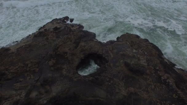 Aerial View Oregon Thors Well — Stock Video