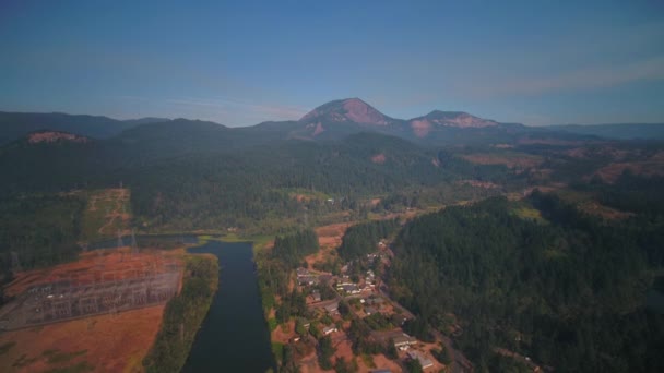 Vídeo Filmado Incendio Oregon — Vídeo de stock