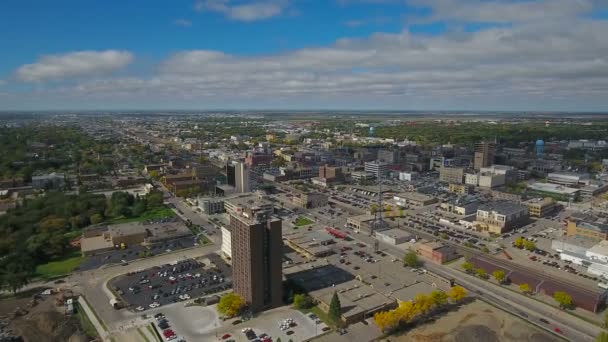 Vidéo Aérienne Fargo Dans Dakota Nord — Video