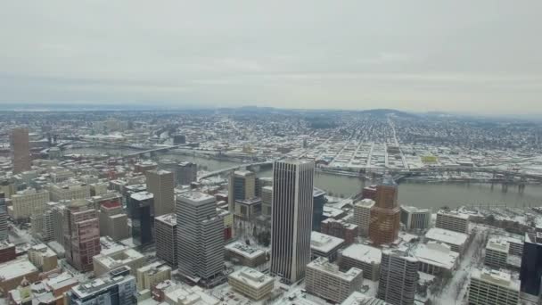 Vídeo Aéreo Cidade Portland — Vídeo de Stock