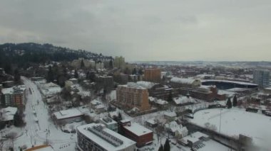 Portland şehrin havadan video