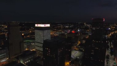 Şehir merkezindeki Memphis Tennessee hava video.
